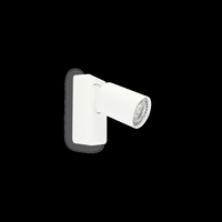 Ideal lux rudy ap1 bianco lampada da parete l 70 x h 130 x p min 90 / max 115 mm Luci & illuminazione Casa & cucina