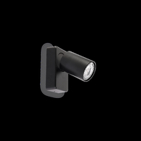 Ideal lux rudy ap1 nero lampada da parete l 70 x h 130 x p min 90 / max 115 mm Luci & illuminazione Casa & cucina