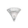 Ideal lux santa ap1 small trasparente lampada da parete l 245 x h 220 x p 160 mm Luci & illuminazione Casa & cucina