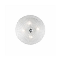 Ideal lux shell pl4 trasparente lampada da soffitto d 500 x h 200 mm Luci & illuminazione Casa & cucina