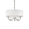 Ideal lux swan sp3 bianco lampada a sospensione d 600 x h min 605 / max 1200 mm Luci & illuminazione Casa & cucina