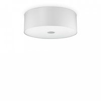 Ideal lux woody pl4 bianco lampada da soffitto d 500 x h 180 mm Luci & illuminazione Casa & cucina