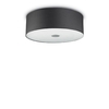 Ideal lux woody pl4 nero lampada da soffitto d 500 x h 180 mm Luci & illuminazione Casa & cucina
