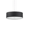 Ideal lux woody sp4 nero lampada a sospensione d 500 x h min 400 / max 2150 mm Luci & illuminazione Casa & cucina