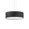 Ideal lux woody sp5 nero lampada a sospensione d 600 x h min 430 / max 2180 mm Luci & illuminazione Casa & cucina