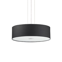 Ideal lux woody sp5 nero lampada a sospensione d 600 x h min 430 / max 2180 mm Luci & illuminazione Casa & cucina