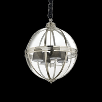 Ideal lux world sp4 cromo lampada a sospensione d 610 x h min 1100 / max 1550 mm Luci & illuminazione Casa & cucina