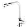 Idro bric miscelatore lavello idro bric scarub1091bi phoenix cromo e bianco Incasso Elettrodomestici