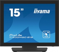 Iiyama 15 pcap bezel free front,  10p touch,  1024x768,  Monitor Informatica