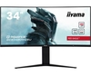 Iiyama 34 uw ete va-panel,  curved 3440x1440@180hz Monitor Informatica