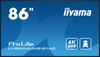 Iiyama 86 3840x2160,  uhd ips dled 3x hdmi,  usb 2.0 x2 Monitor digital signage Tv - video - fotografia
