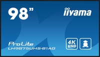 Iiyama 98 3840x2160,  uhd ips panel,  haze 25,  500cd/m² Monitor digital signage Tv - video - fotografia
