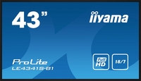 Iiyama lfd 43in 1920x1080,  ips panel,  350cd Monitor digital signage Tv - video - fotografia