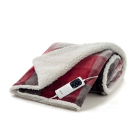 Imetec scaldasonno imetec 16715 adapto velvet tartan rosso