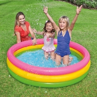 Intex intex piscina gonfiabile sunset con 3 anelli 147x33 cm