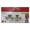 Lagostina batteria pentole lagostina 010730600016 deliziosa acciaio lucido Casalinghi cucina Casa & cucina