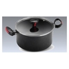 Lagostina casseruola lagostina 010248031224 linea rossa con coperchio nero Casalinghi cucina Casa & cucina