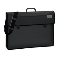 Lebez cartella portadocumenti nera 52cm trasparente CARTELLA PORTADOCUMENTI Valigeria Sport,  outdoor & viaggi