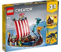 Lego costruzioni lego 31132 creator nave vichinga e jörmungandr Bambini & famiglia Console,  giochi & giocattoli