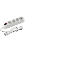Legrand salvafulmini 4 prese f. tedesche e bipasso 10/16a, inter.lum.presa m. 16a bianco Cavi - accessori vari Informatica
