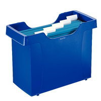 Leitz mini file plus blu con 5 cart sosp ppl Archivio Ufficio cancelleria