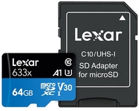 Lexar scheda di memoria lexar 933051 high perfomance 633x Memory card Informatica