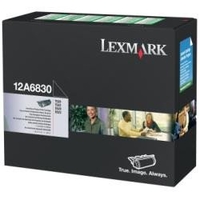 Lexmark 12a6830 toner nero return 12A6830 Materiale di consumo Informatica
