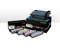 Lexmark c540x74g imaging kit nero e colore (cmy) toner c 910 C540X74G Materiale di consumo Informatica