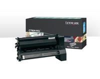 Lexmark c780 c780a1kg toner nero return 0C780A1KG Materiale di consumo Informatica