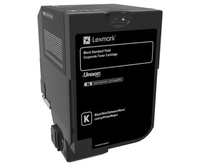 Lexmark cs720, cs/cx725 blk corp 7k 74C2SKE Materiale di consumo Informatica