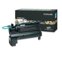 Lexmark c/x792 blk rtn 6k cartrige Materiale di consumo Informatica