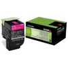 Lexmark toner magenta per cx310 cx410 cx510 da 1k 80C20M0 Materiale di consumo Informatica