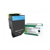 Lexmark toner cs/cx3/4/517 return cyan (2.3k ) Materiale di consumo Informatica
