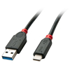 Lindy cavo usb-c 3.1/usb-a 3.0 nero 0, 5m Cavi - accessori vari Informatica