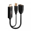 Lindy converter hdmi a displayport 1.2 con alimentazione usb Monitor Informatica