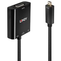 Lindy convertitore da micro hdmi a vga+audio CONVERTITORE DA MICRO HDMI A VGA+AUDIO Monitor Informatica