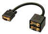 Lindy lindy adattatore cavo vga,  m/f,  passivo,  2 porte,  18cm Monitor Informatica