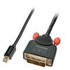 Lindy mini dp/dvi-d nero 2m cavo displayport a dvi-d cavi audio-video Cavi - accessori vari Informatica