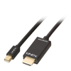 Lindy mini dp/hdmi nero 2m cavo displayport a hdmi 4k30 cavi audio-video Mini DP/HDMI NERO 2M Cavi - accessori vari Informatica