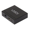 Lindy splitter hdmi 4k 2160p30 3d,  2 porte Monitor Informatica