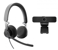 Logitech brio wired personal video coll uc kit sistema videoconferenza Web-cam Informatica