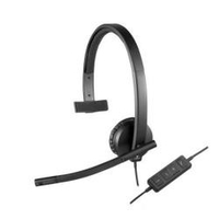 Logitech h570e mono usb headset h570e mono - usb - leather H570E Mono Cuffie / auricolari wireless Audio - hi fi