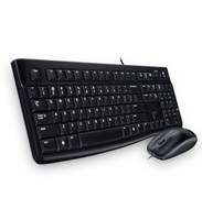 Logitech tastiera mk120 log + mouse nera usb retail MK120 Componenti Informatica