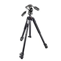 Manfrotto kit 190 3s + testa a 3 vie Cavalletti fotocamere Tv - video - fotografia