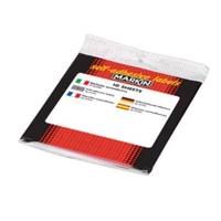Markin 10029gi cf25buste da 10fg gialle etic 37x27 su foglio a4