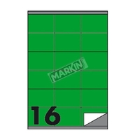 Markin cf1600 etichette 105x36 verde Materiale di consumo Informatica