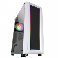 Marsgaming case mid tower mc-art artistic white dual glass drawing art 12cm Componenti Informatica
