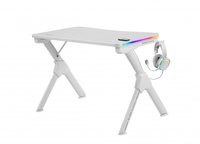 Marsgaming gaming desk mgd rgb bianca argb 3d carbonio gestione cavi Sedie gaming Console,  giochi & giocattoli