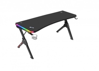 Marsgaming gaming desk mgd140 nera rgb 140cm rgb chrome mousepad holders Sedie gaming Console,  giochi & giocattoli