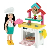 Mattel barbie chef chelsea pizza giocattolo Bambini & famiglia Console,  giochi & giocattoli